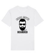 Cool Guys Are Bearded Tricou mânecă scurtă Unisex Rocker