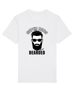 Super Dads Are Bearded Tricou mânecă scurtă Unisex Rocker