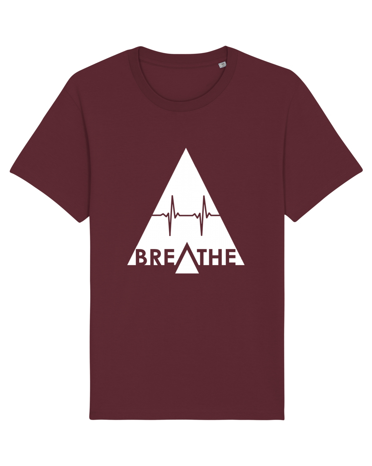Tricou mânecă scurtă Unisex Rocker Burgundy