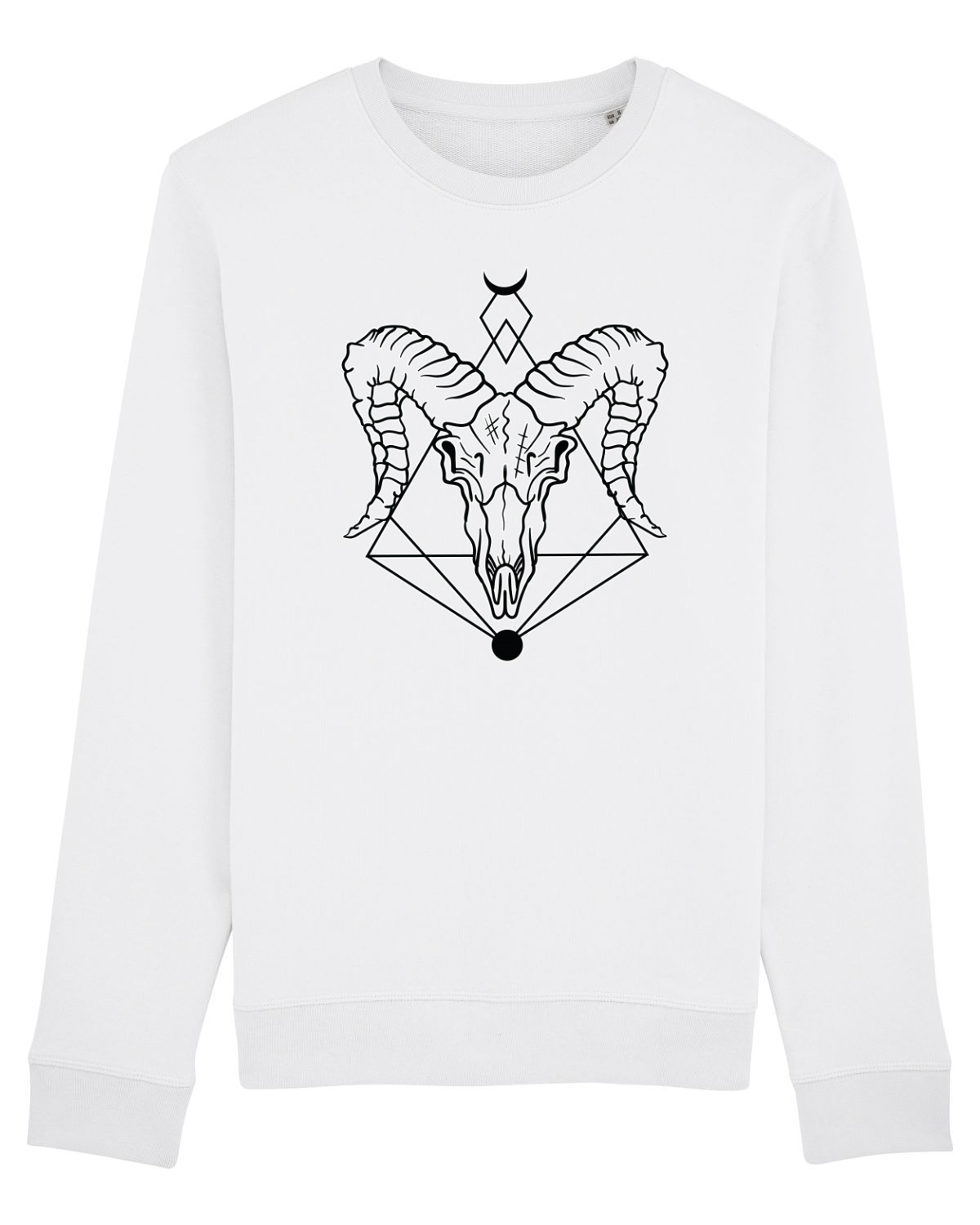 Bluză mânecă lungă Unisex Rise White
