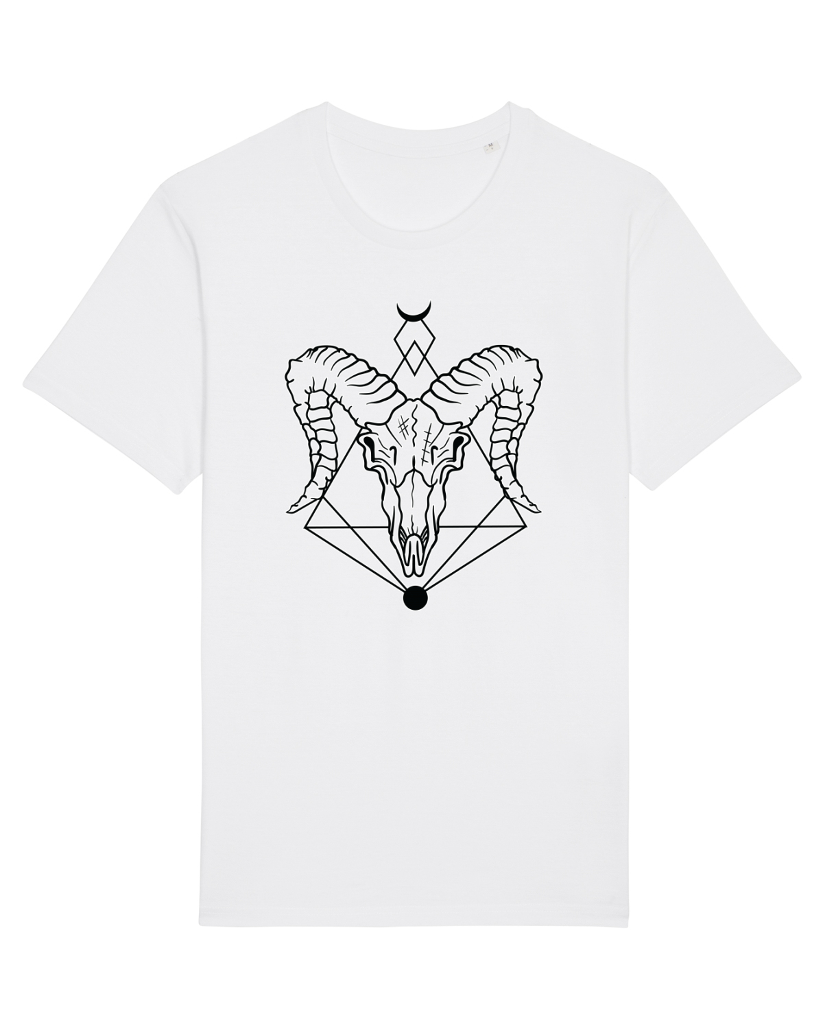 Tricou mânecă scurtă Unisex Rocker White
