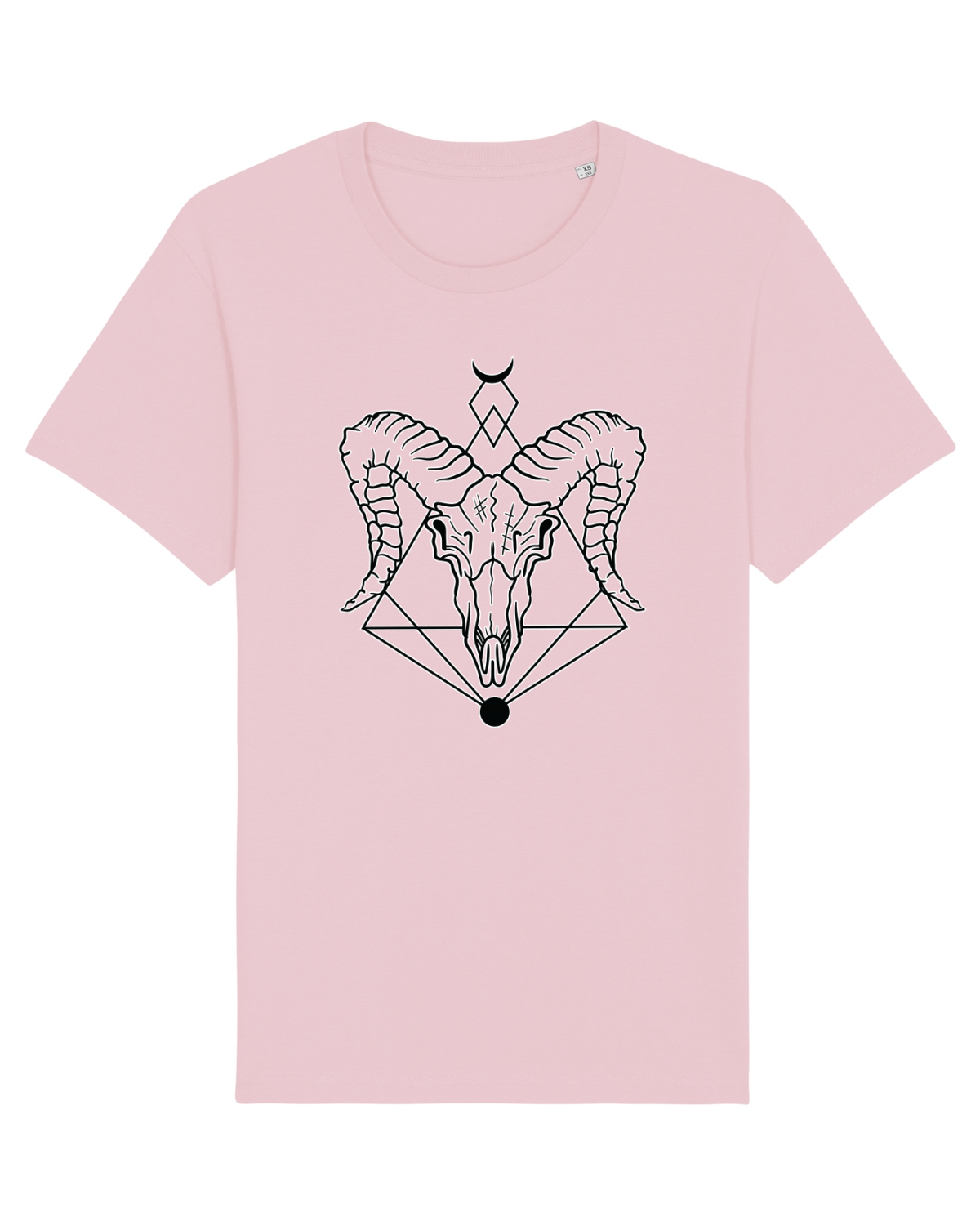 Tricou mânecă scurtă Unisex Rocker Cotton Pink