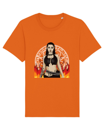 goth girl  Bright Orange