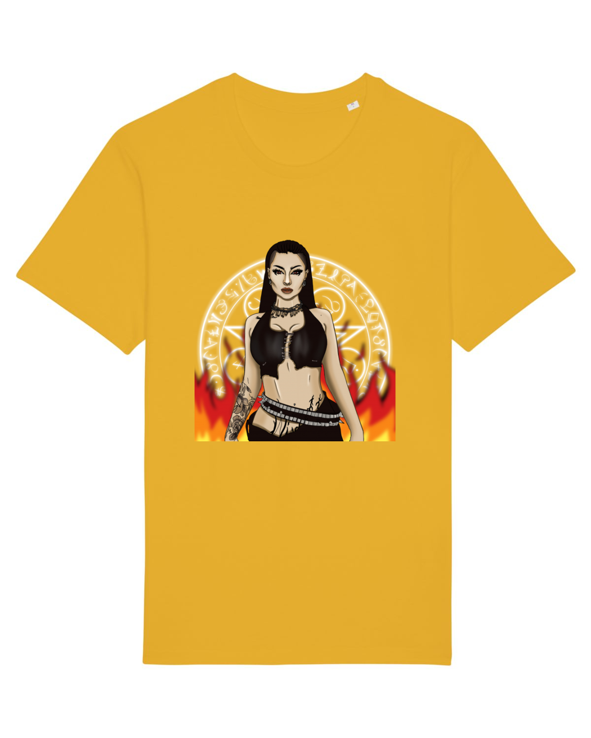 Tricou mânecă scurtă Unisex Rocker Spectra Yellow