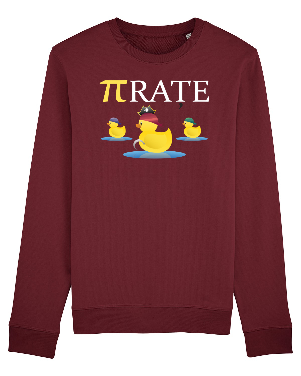 Bluză mânecă lungă Unisex Rise Burgundy