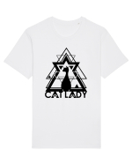 Cat Lady Tricou mânecă scurtă Unisex Rocker