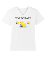 Corporate Tricou mânecă scurtă guler V Bărbat Presenter