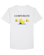 Corporate Tricou mânecă scurtă guler larg Bărbat Skater