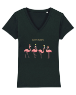 Let's party Tricou mânecă scurtă guler V Damă Evoker