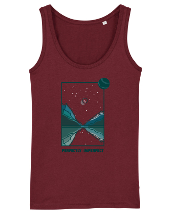 Mesaj motivational - PERFECTLY IMPERFECT Burgundy