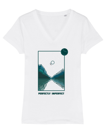 Mesaj motivational - PERFECTLY IMPERFECT White