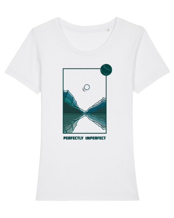 Mesaj motivational - PERFECTLY IMPERFECT White