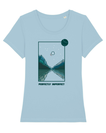 Mesaj motivational - PERFECTLY IMPERFECT Sky Blue