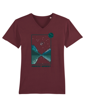 Mesaj motivational - PERFECTLY IMPERFECT Burgundy
