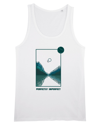 Mesaj motivational - PERFECTLY IMPERFECT White