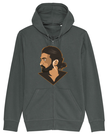 illustratie - Bearded Man Anthracite