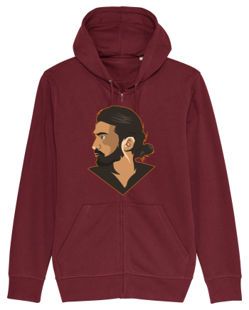 illustratie - Bearded Man Burgundy