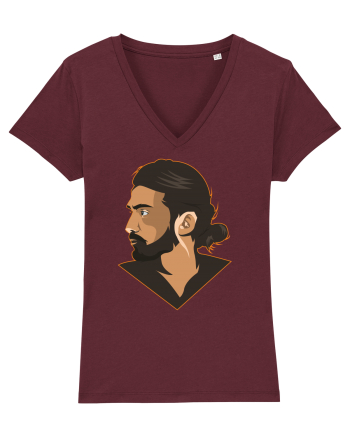 illustratie - Bearded Man Burgundy