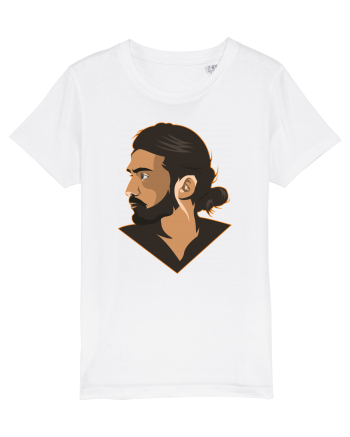 illustratie - Bearded Man White