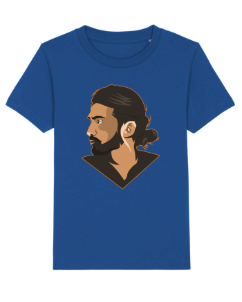 illustratie - Bearded Man Majorelle Blue