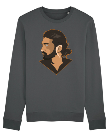illustratie - Bearded Man Anthracite