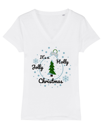 Mesaj de Craciun : It's a Holly Jolly Christmas - Albastru White