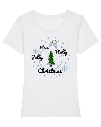Mesaj de Craciun : It's a Holly Jolly Christmas - Albastru White