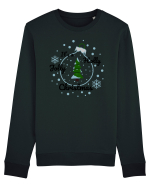 Mesaj de Craciun : It's a Holly Jolly Christmas - Albastru Bluză mânecă lungă Unisex Rise