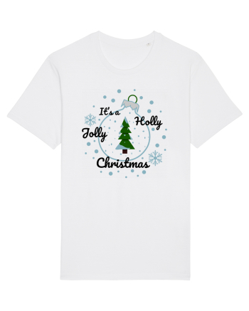 Mesaj de Craciun : It's a Holly Jolly Christmas - Albastru White