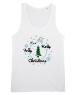 Mesaj de Craciun : It's a Holly Jolly Christmas - Albastru Maiou Bărbat Runs