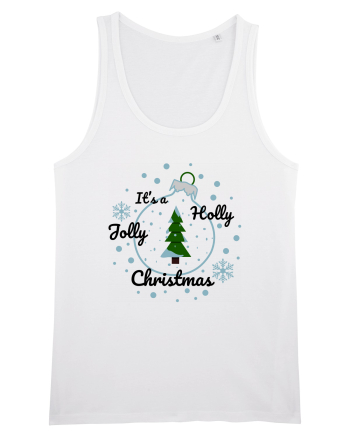 Mesaj de Craciun : It's a Holly Jolly Christmas - Albastru White
