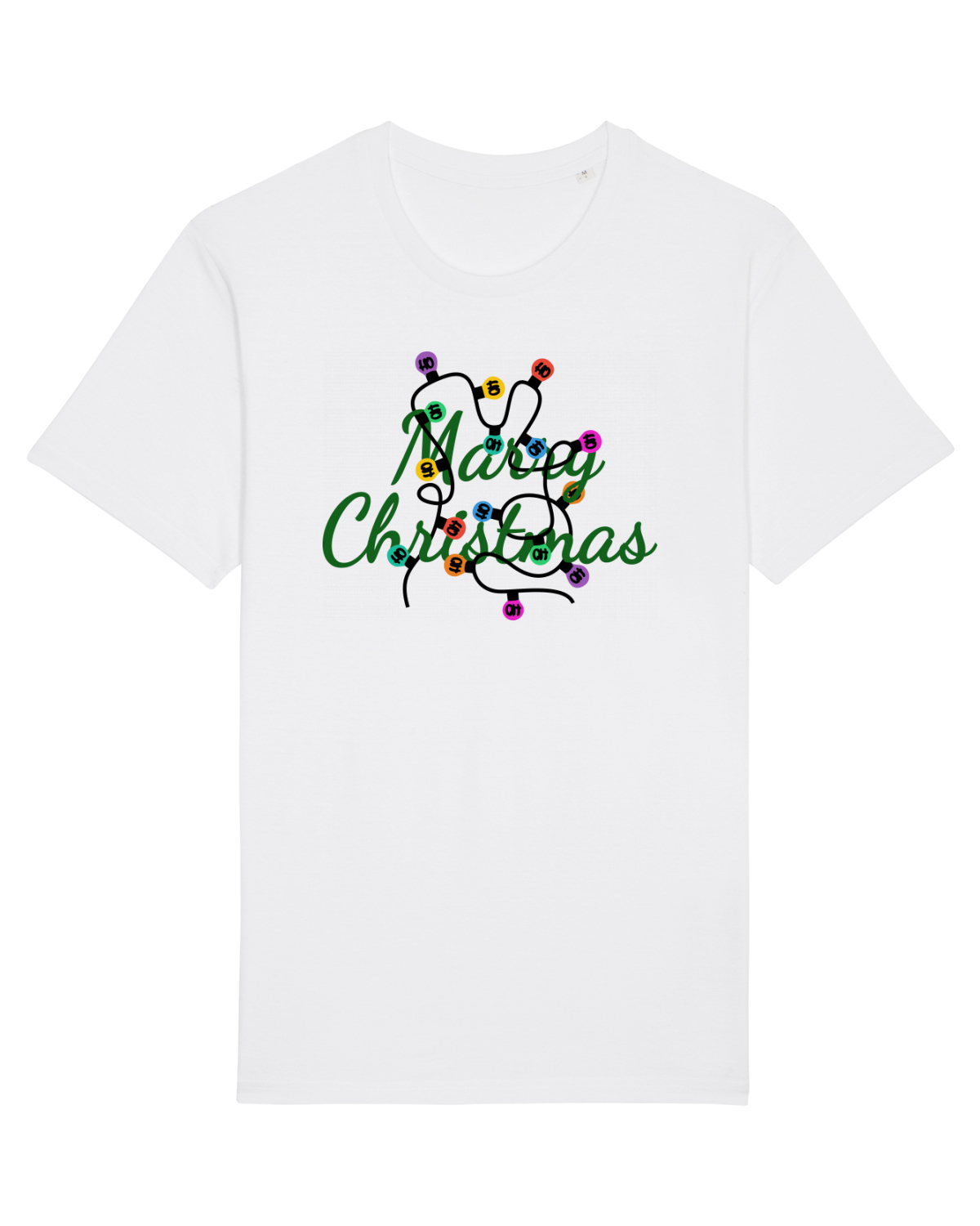Tricou mânecă scurtă Unisex Rocker White
