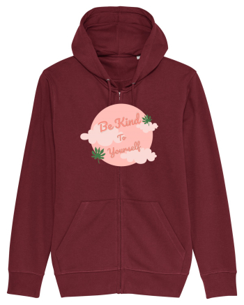 Mesaj motivational - Be Kind To Yourself Burgundy