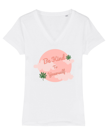 Mesaj motivational - Be Kind To Yourself White