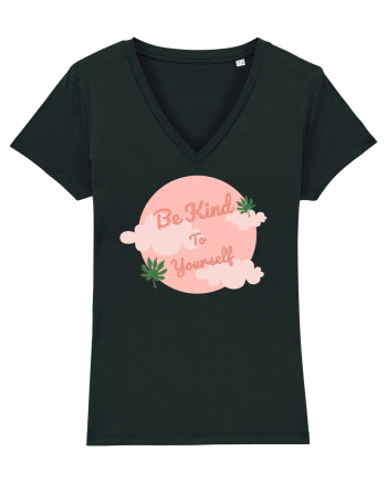 Mesaj motivational - Be Kind To Yourself Black