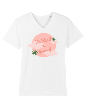 Mesaj motivational - Be Kind To Yourself White