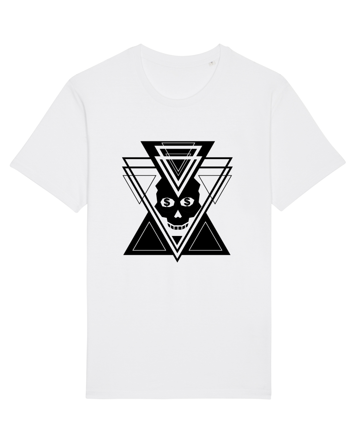 Tricou mânecă scurtă Unisex Rocker White