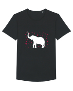 Tricou Elefant Tricou mânecă scurtă guler larg Bărbat Skater
