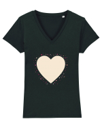 Tricou Love Tricou mânecă scurtă guler V Damă Evoker