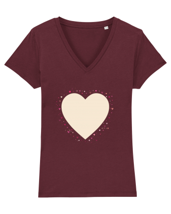 Tricou Love Burgundy