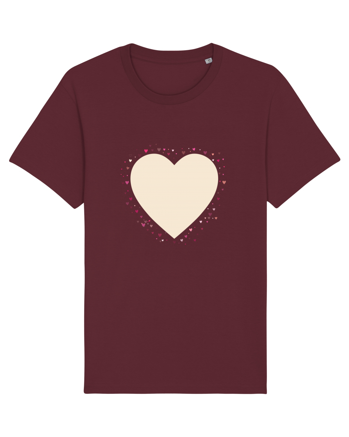 Tricou mânecă scurtă Unisex Rocker Burgundy