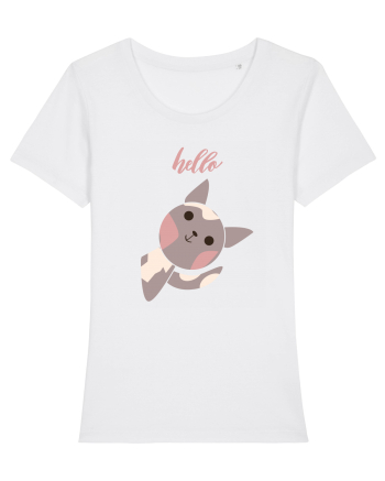 Tricou Hello White