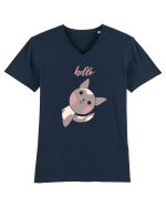 Tricou Hello Tricou mânecă scurtă guler V Bărbat Presenter