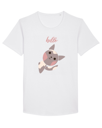 Tricou Hello White