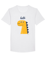 Tricou Dinozaur Tricou mânecă scurtă guler larg Bărbat Skater