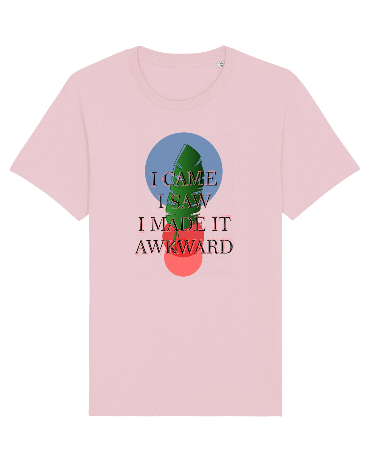 Tricou mânecă scurtă Unisex Rocker Cotton Pink