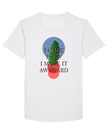 Mesaj amuzant - I CAME I SAW White