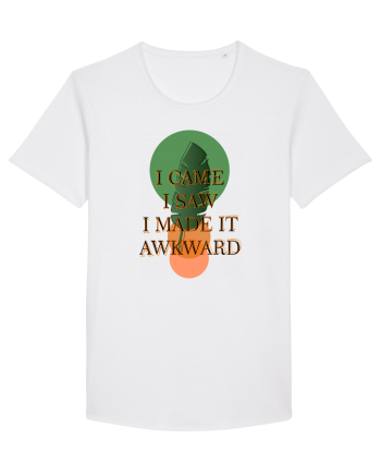Mesaj amuzant - I CAME I SAW White