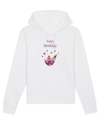 Tricou Happy Birthday White