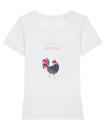 Tricou Gainusa Tricou mânecă scurtă guler larg fitted Damă Expresser